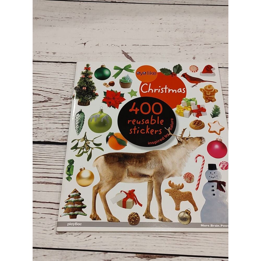 Eye Like : CHRISTMAS - 400 Reusable Stickers - NEW - EyeLike